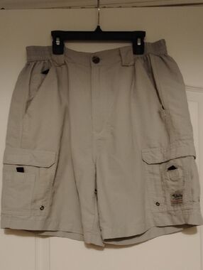 Men's Bimini Bay Classic Cargo Shorts in Light Khaki